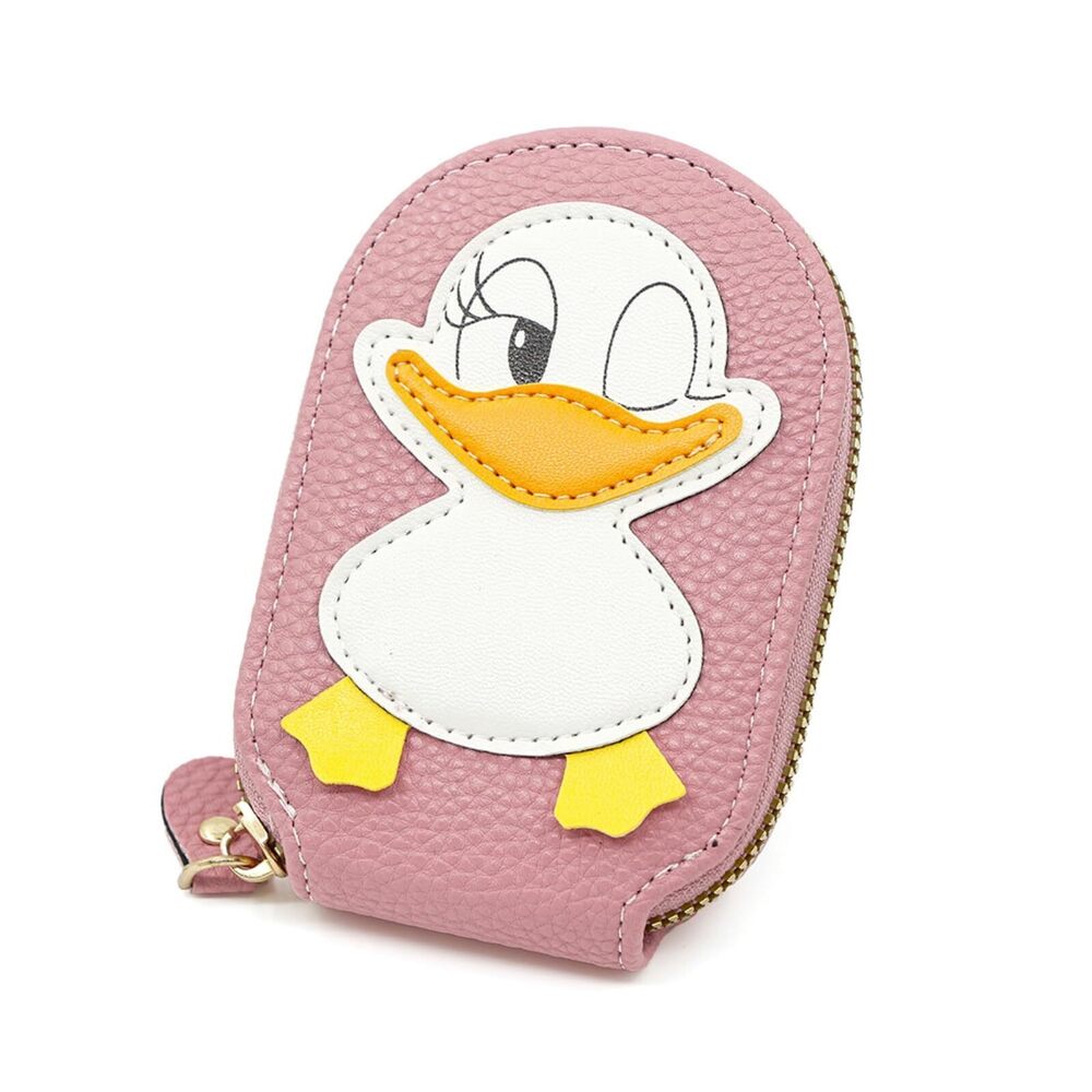 8953 Wallet Card Holder, RFID Blocking Purse,Cute Duck Small Minimalist